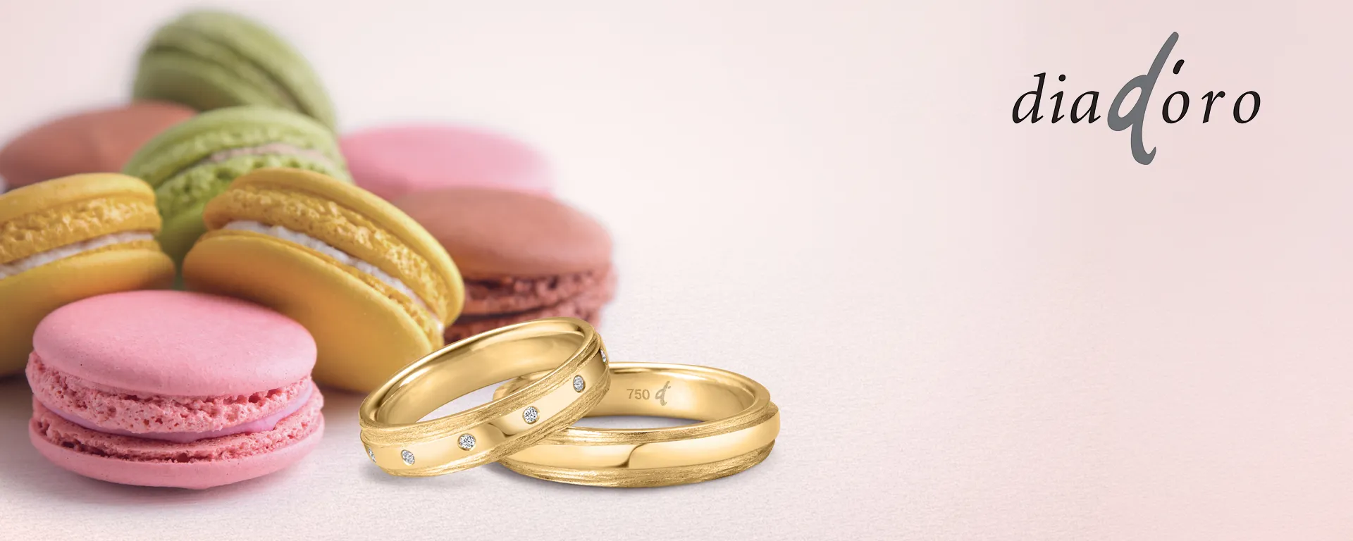 Ehe- und Partnerringe von diad'oro bei der Pendulerie Kissling