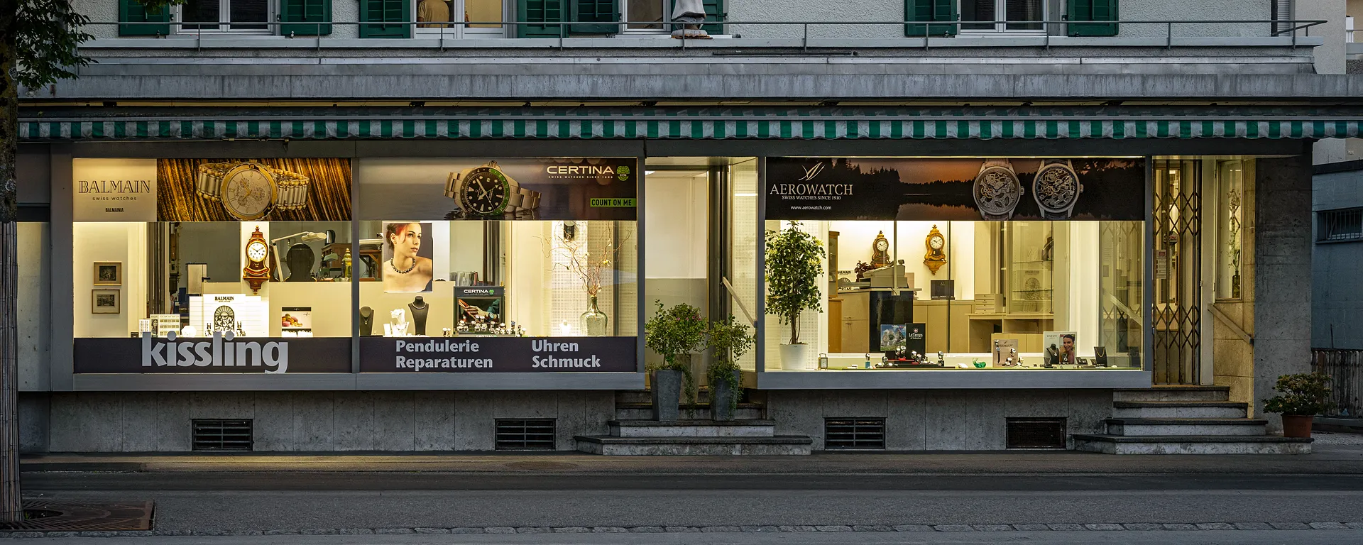 Pendulerie Kissling Fachgeschäft für Uhren und Schmuck in Kirchberg